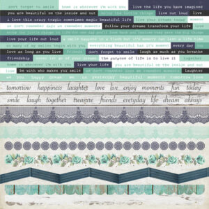 Kaisercraft Blue Bay Sticker Sheet