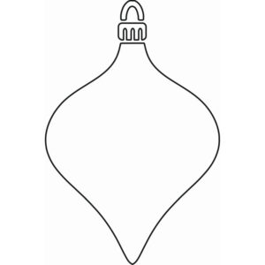 Card-io Pointy Bauble Majemask Stencil