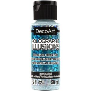 DecoArt Dazzling Teal Holographic Illusions