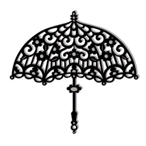 Sue Dix Filigree Parasol Sweet Dixie Cutting Die