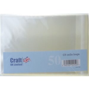 Craft UK C6 Poly Bags - 50s