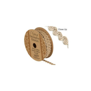 Decorative Hessian Pattern Ribbon No.279 - 8mm X 4.57mm
