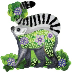 Floral Ring Tailed Lemurs - Sweet Dixie Cutting Die