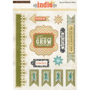 My Minds Eye Measure Layered Chipboard Packs Of 6