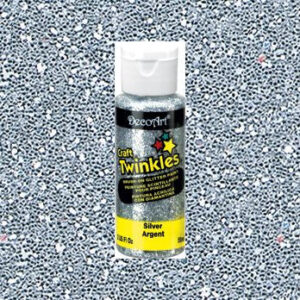 DecoArt Silver Craft Twinkles 2oz.