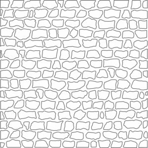 Card-io Stone Wall Majemask Stencil