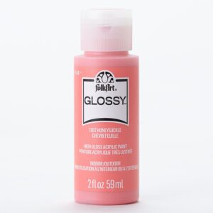 Honeysuckle Folkart Glossy Acrylic Paints - 2 Oz