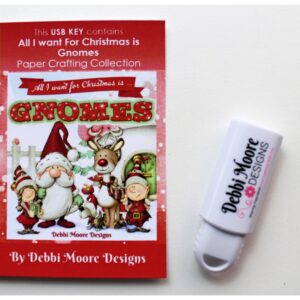 Debbi Moore Designs All I Want For Christmas Is Gnomes Usb Key
