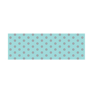 Little B Silver Polka Dots/15mm Tape
