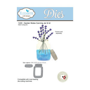 Elizabeth Craft Designs Garden Notes - Canning Jar & Lid
