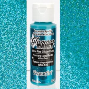 DecoArt Turquoise Sparkle Glamour Dust