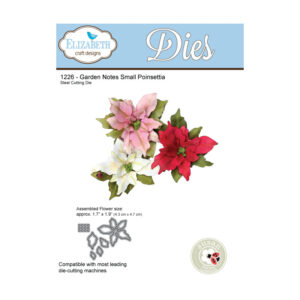 Elizabeth Craft Designs Garden Notes - Small Poinsettia