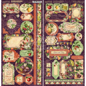 Graphic 45 Fruit & Flora Stickers