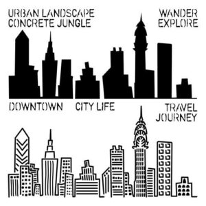 The Crafters Workshop Mini Template Urban Landscape