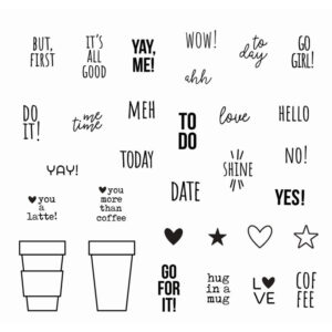 Pukka Pads But First Coffee Stamps