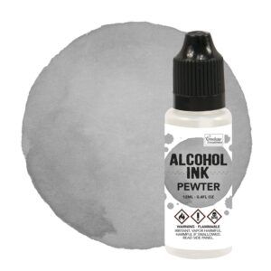 Couture Creations Pewter Alcohol Ink 12ml / 0.4fl Oz.