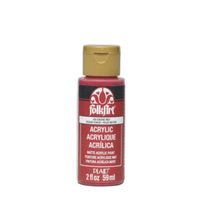 Engine Red Folkart- 2oz