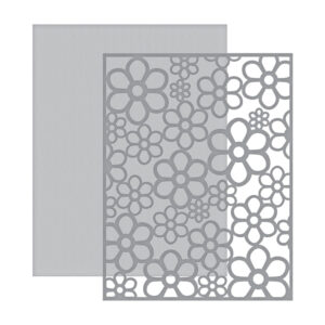 Spellbinders Flower Background Etched Die
