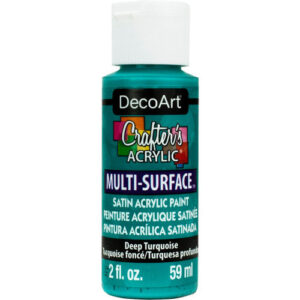 DecoArt Deep Turquoise Crafters Multi-surface 2-oz.
