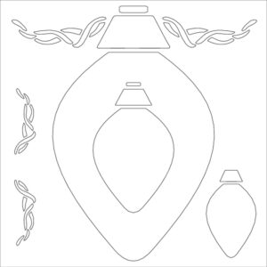 Vintage Bulb - Majemask Stencil