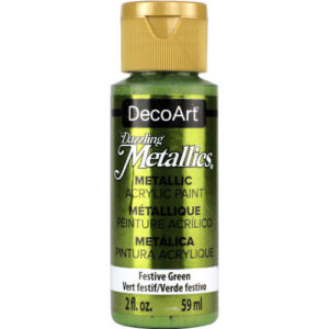 DecoArt Festive Green Metallics 2oz.