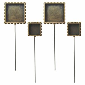Spellbinders Square Hatpin - Bronze