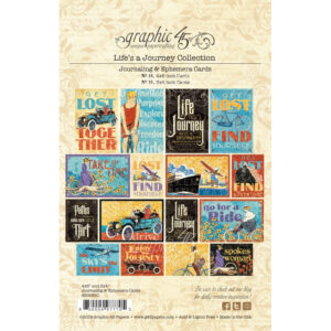 Graphic 45 Life's A Journey Ephemera & Journal