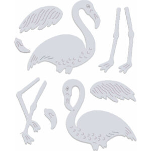 Sue Dix Flamingos Sweet Dixie Cutting Die