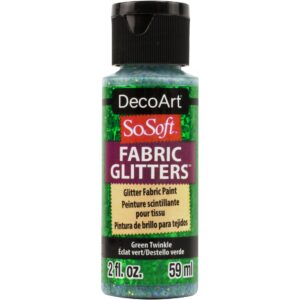 DecoArt Green Twinkle Fabric Paint