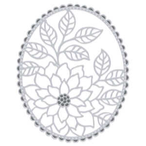 Sue Dix Large Flower Oval Sweet Dixie Cutting Die