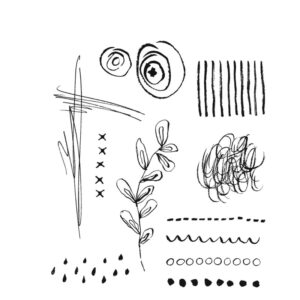 Art Gone Wild Media Marks 2cling Stamps