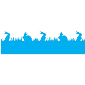 Martha Stewart Crafts Edge Punch Bunnies In Grass