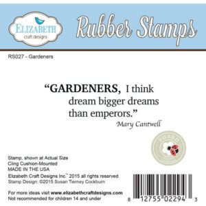Elizabeth Craft Designs Seeds Of Thought - Gardeners