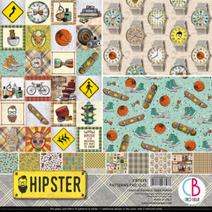 Ciao Bella 12"x12" Patterns Pad Hipster