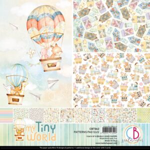 Ciao Bellamy Tiny World 12" X 12" Patterns Pad