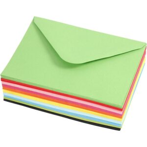 Creativ Coloured Envelopes C6 80g 100 Pcs