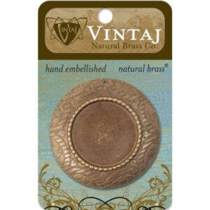 Vintaj Natural Brass Co. Rosemal Bezel