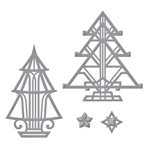 Spellbinders Art Deco Trees
