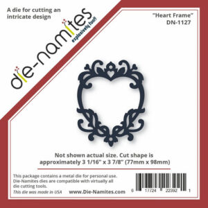 Die-Versions Dienamites Elegant Heart Frame