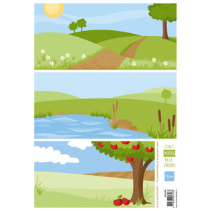 Marianne Design Eline's Backgrounds - Meadow Packs Of 10's