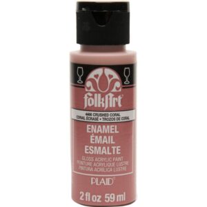 Crushed Coral Folkart Enamels 2oz