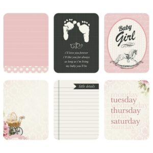 Kaisercraft 4" Cards-rocka Bye Baby Girl