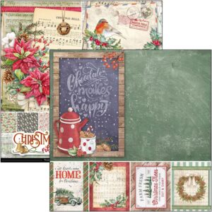 Ciao Bella Christmas Vibes Pad 8x8 12/pkg