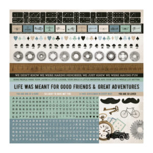 Kaisercraft Barber Shoppe Sticker Sheet