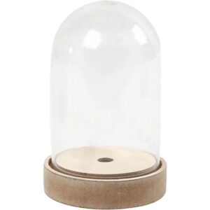 Creativ Small Display Bell With Wooden Base
