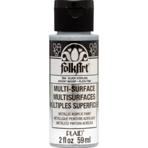 Sterling Silver Metallic Folkart Multi-surface 2oz