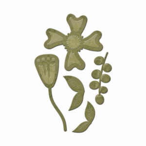 Spellbinders Flower Leaves Berries