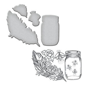Spellbinders Feather Fireflies