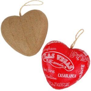Small Puffy Heart Pack Of 6