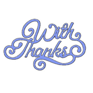 Sue Dix With Thanks Sweet Dixie Cutting Die